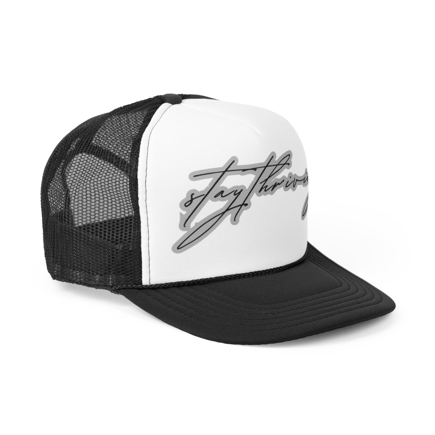 Black&White THRIVER Trucker Cap