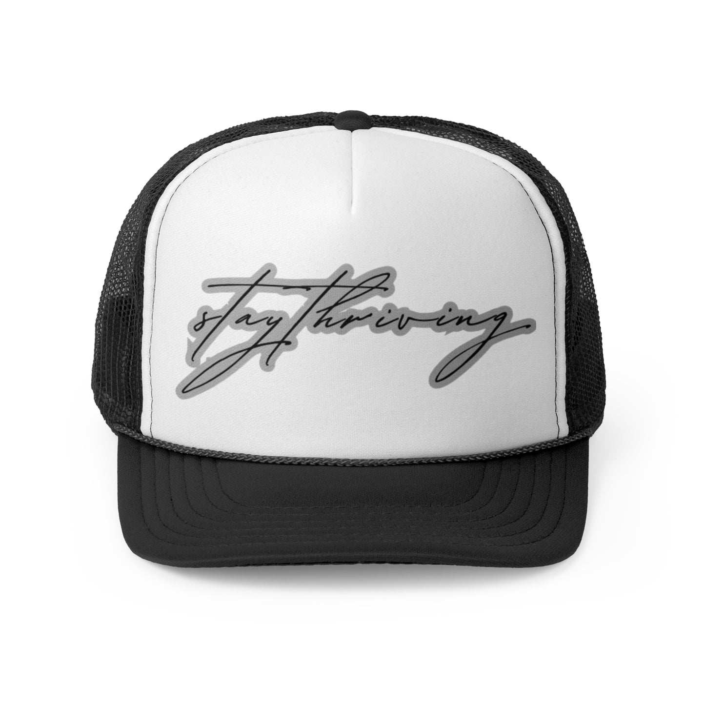 Black&White THRIVER Trucker Cap