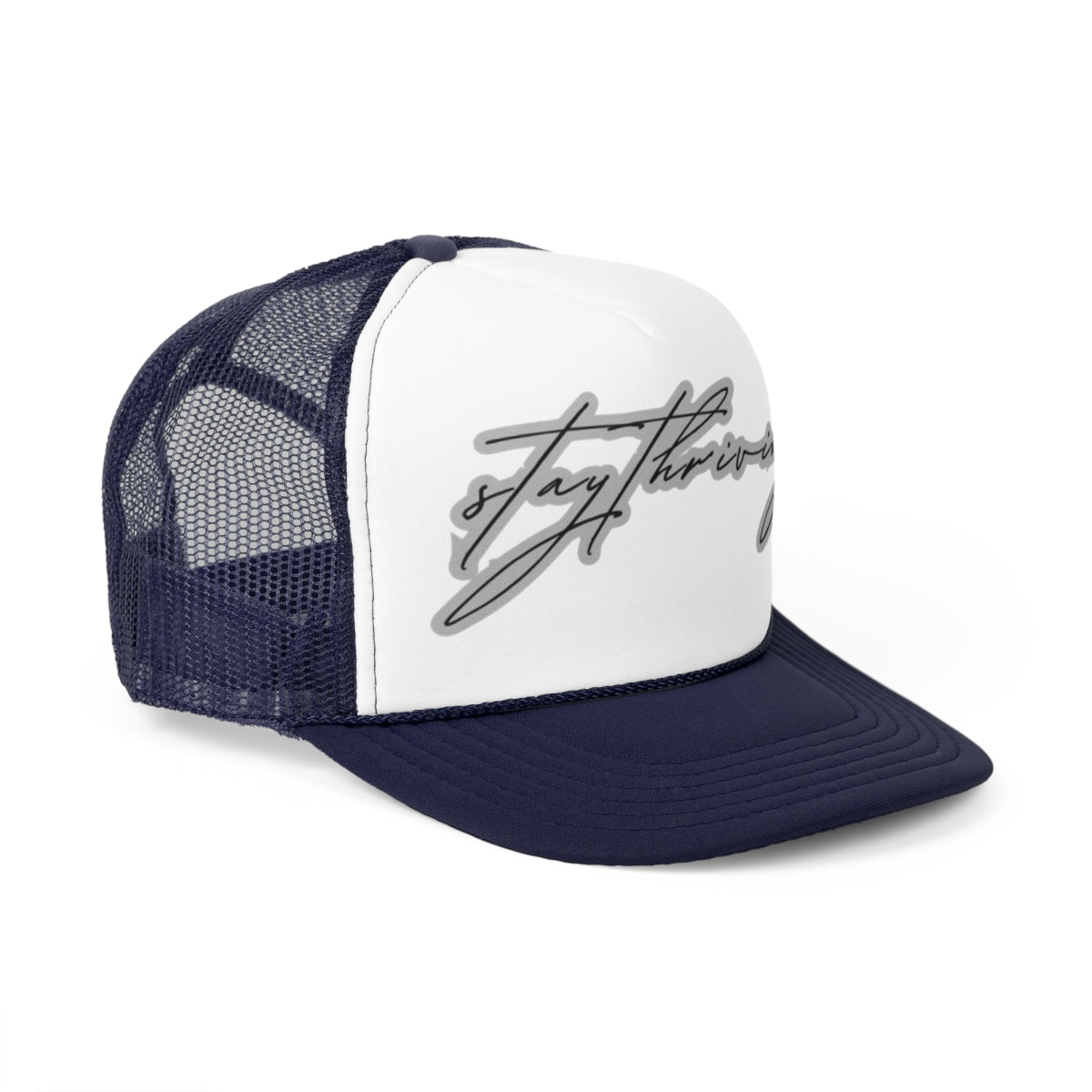 Dark Navy THRIVER Trucker Cap